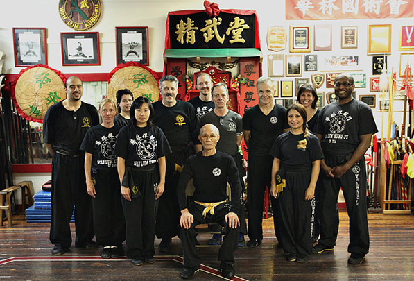 Instructors at the Boston school with SiGung Chan